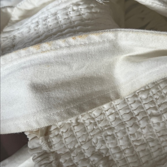 Anthropologie - Forever That Girl White Denim Sweetheart Dress. XS. NWT - Picture 11 of 12